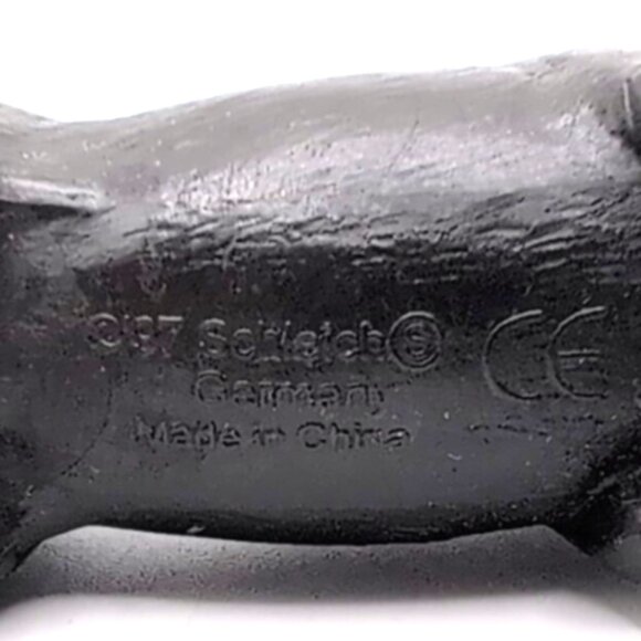 RARE Vtg Schleich Rearing Black Morgan Stallion Horse Figurine c.1997 5x4.5" VGC - Picture 9 of 10